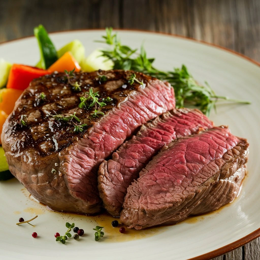 Juicy and Tender Beef Round Steak