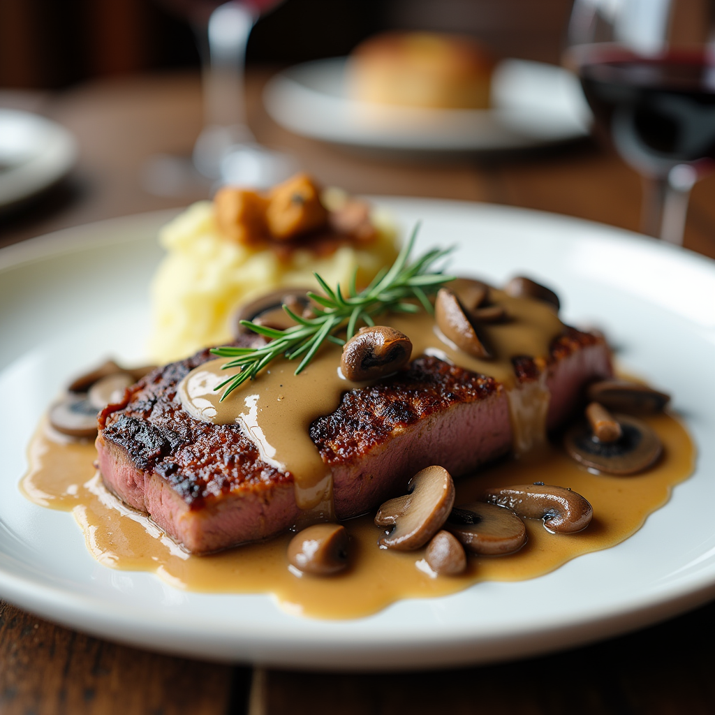 Beef-Medallions-with-Mushroom-Sauce-