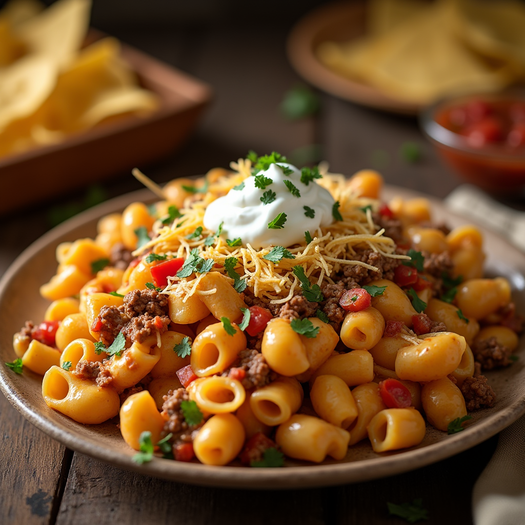 Cheesy Taco Pasta