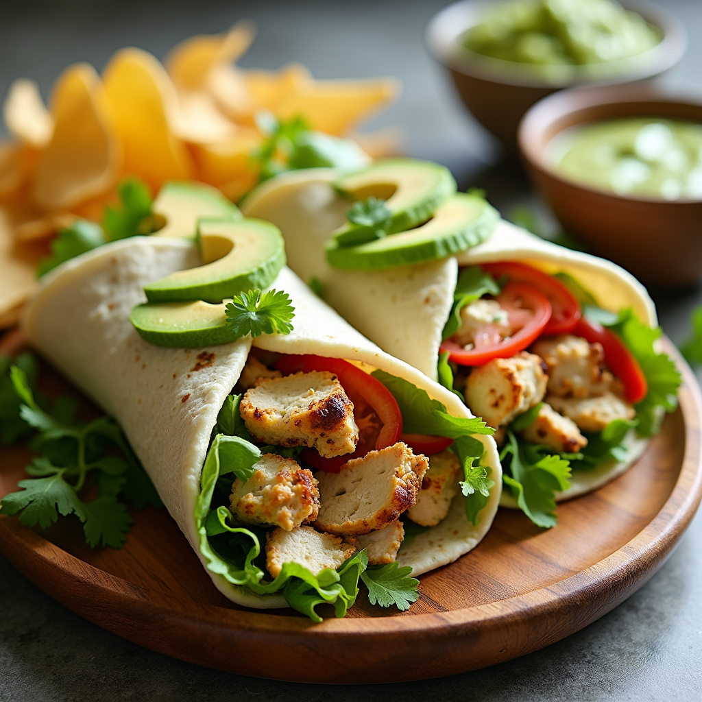 Chicken Avocado Wraps