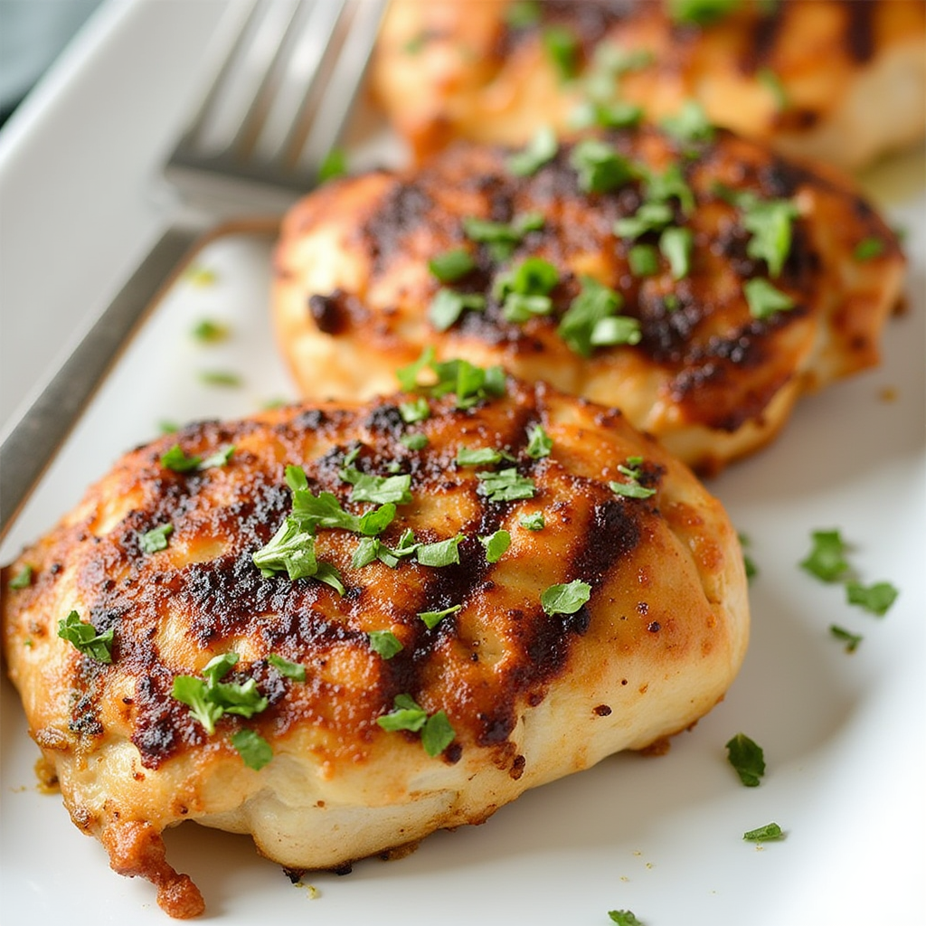 grilled bone in chicken breast