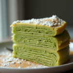 Matcha Mille Crepes Cake