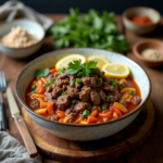 korean ground beef bowl