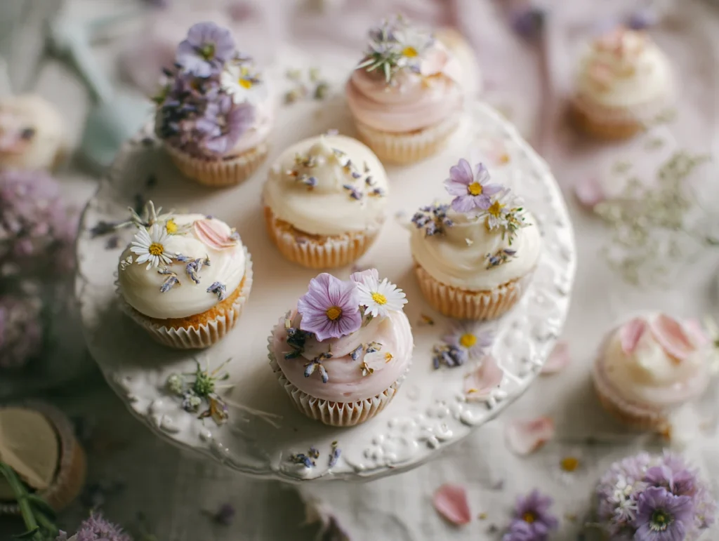 Make Wildflower Cupcakes