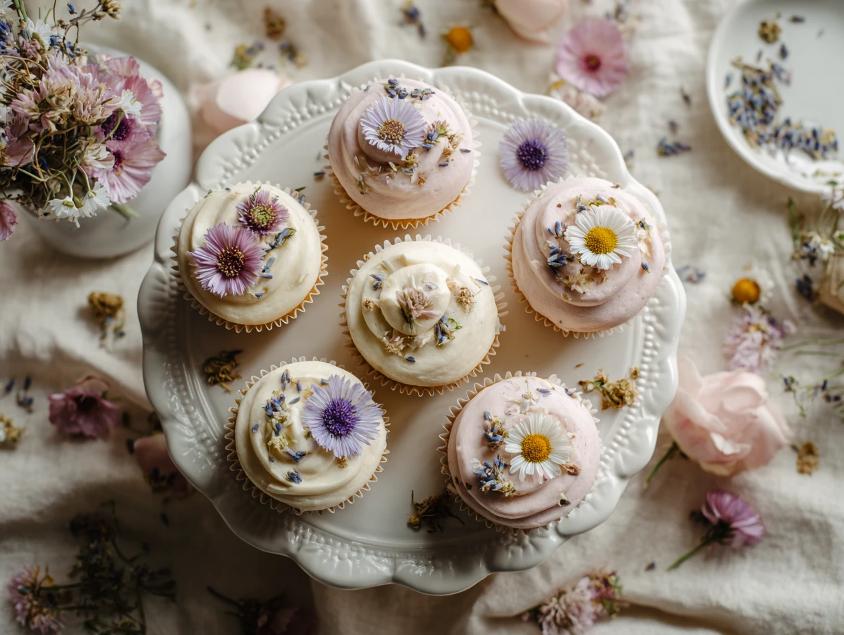 Make Wildflower Cupcakes