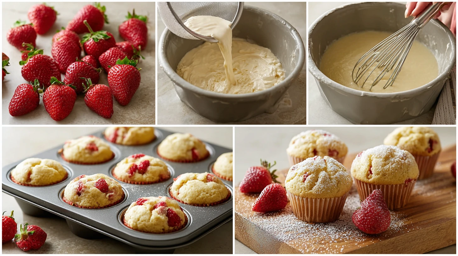 Strawberry Muffin Strawberry Muffin Recipes Strawberry Muffin Recipes Moist Bursting Fresh