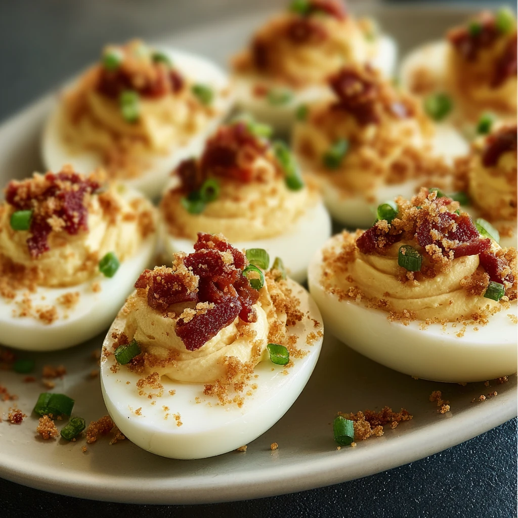 Deviled Eggs Bacon