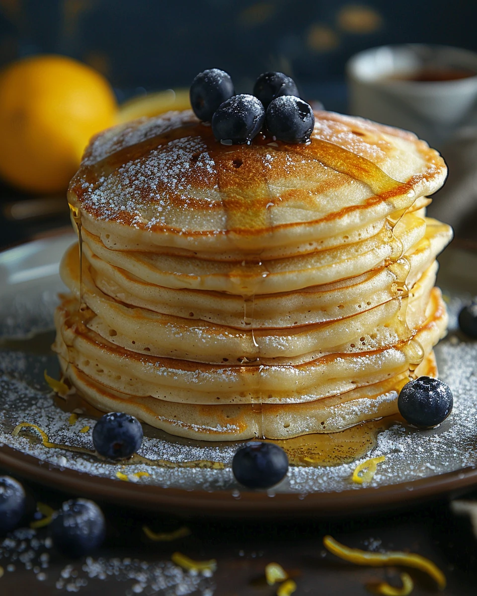 Lemon Ricotta Pancakes Fluffy Pancake Recipe