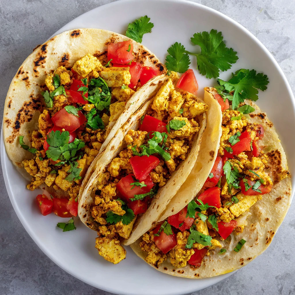 Tofu Scramble Breakfast Tacos